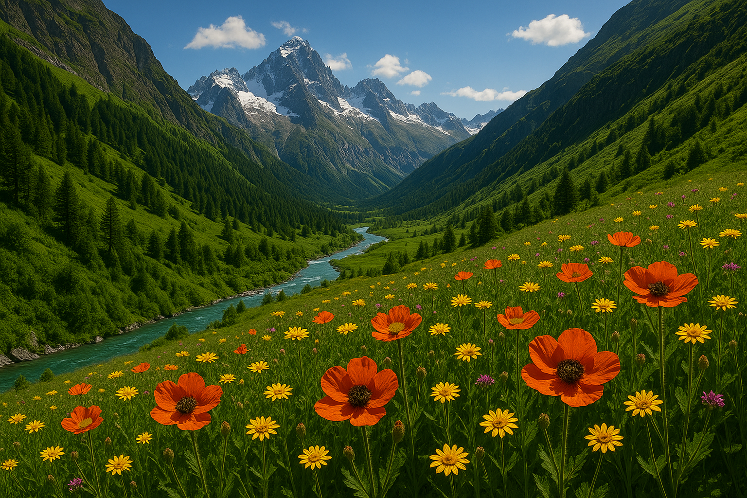 Vallée du Parc National des Écrins