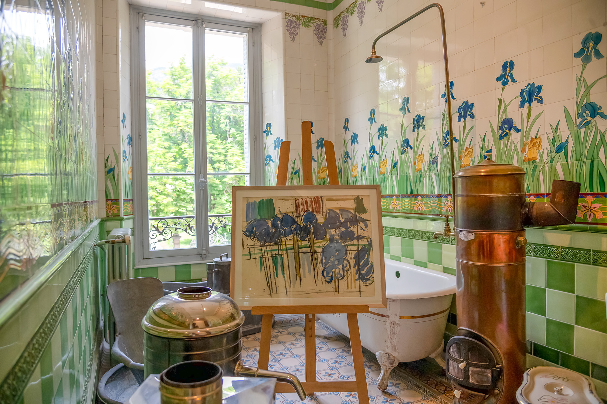 salle de bain d epoque au musee de barcelonnette