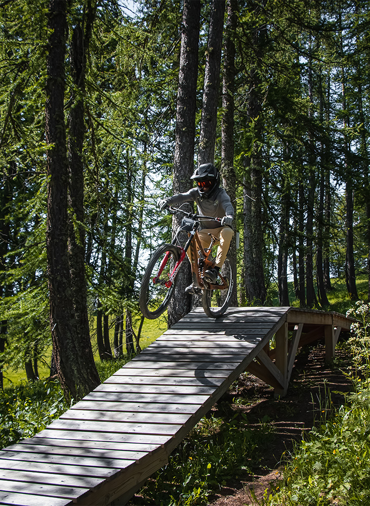 vtt dh pra loup ubaye