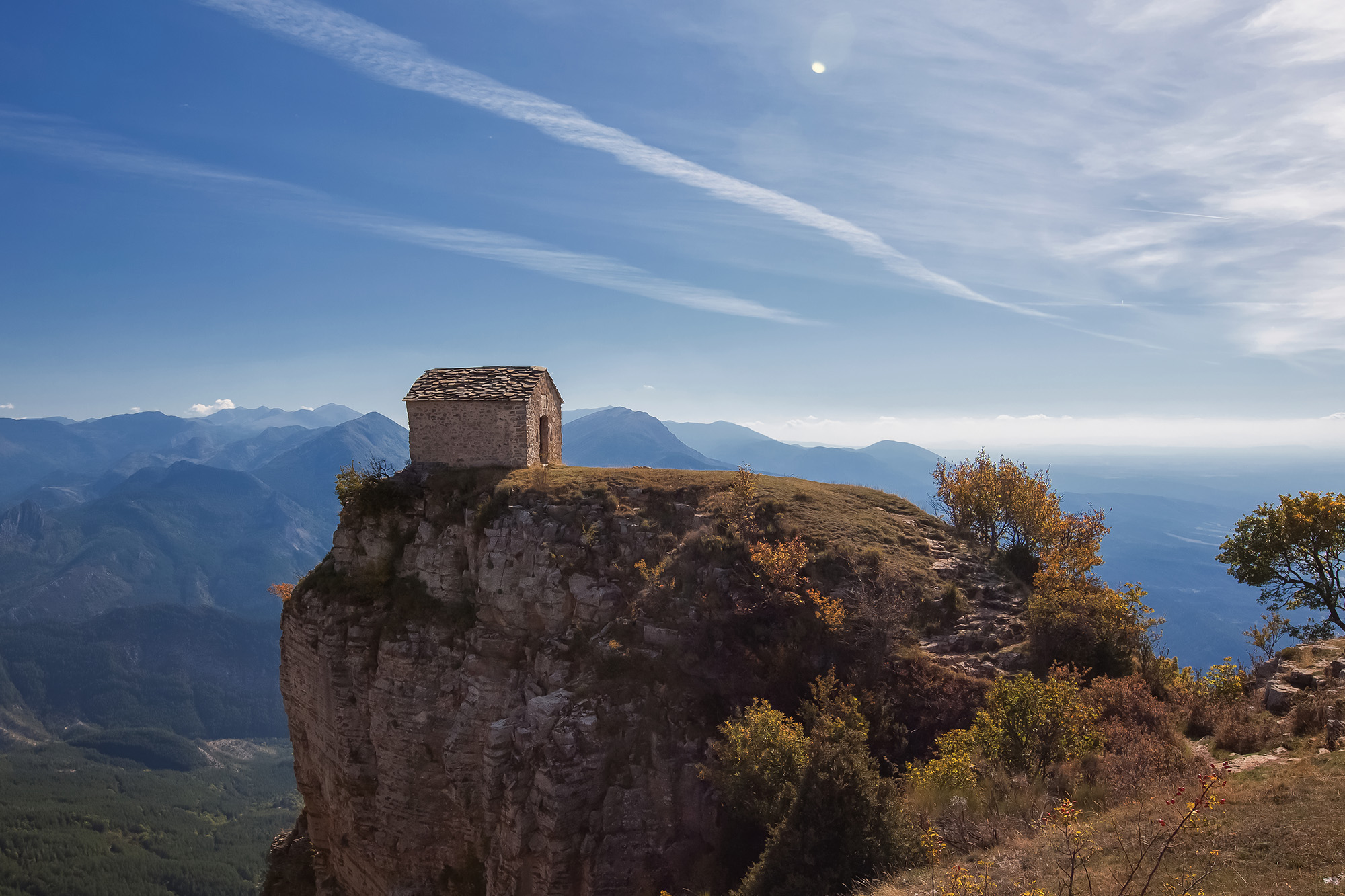 vue magnifique sur les montagnes